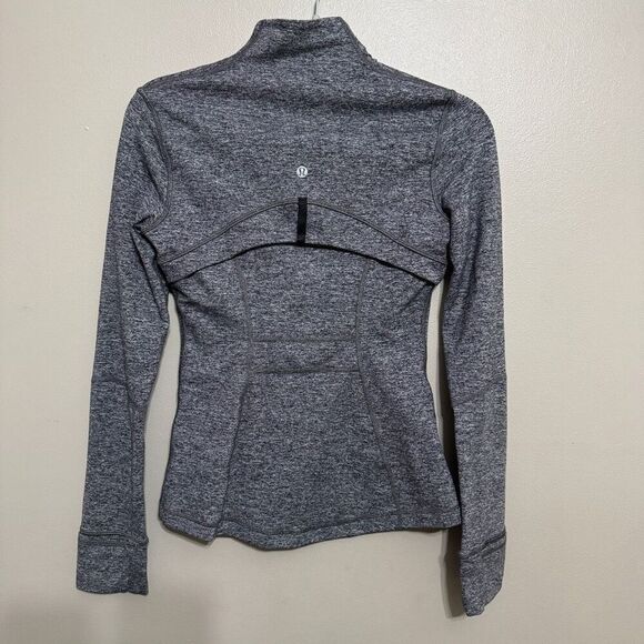 Lululemon Define Jacket Heathered Black size 4 - Picture 3 of 9